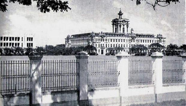 El campus de la Universidad de Santo Tomás en la década de 1940