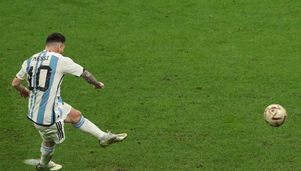 Messi desde el punto de penalti: cuatro veces se ha visto en este Mundial