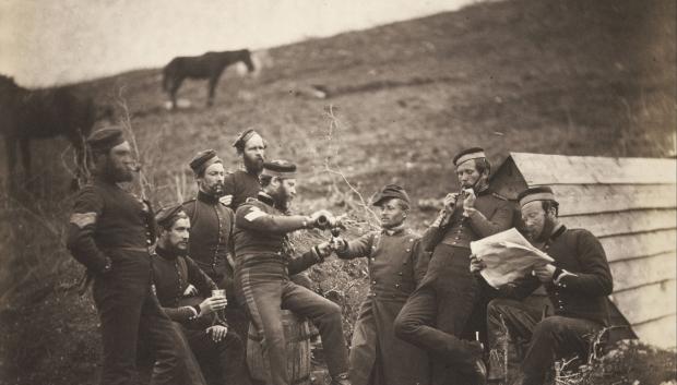 Fotografía de Roger Fenton titulada Entente cordiale