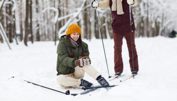 La rodilla la articulación que más “sufre” a la hora de ponernos unos esquís.