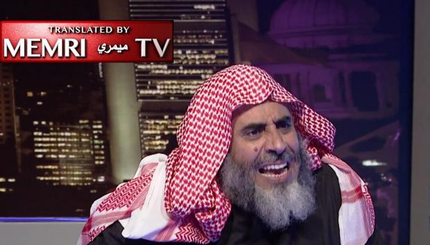 El profesor Awad Al-Qarni, en un programa de televisión