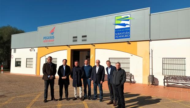 Visita a Palma del Río a las instalaciones de Pegasus Aero Group