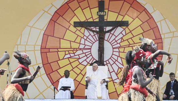 El Papa, en su encuentro con jóvenes y catequistas en el Congo