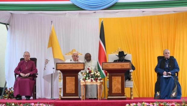 Primer discurso del Papa Francisco en Sudán del Sur