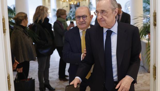 Florentino Pérez, presidente del Real Madrid, acudió a escuchar a Bieito Rubido