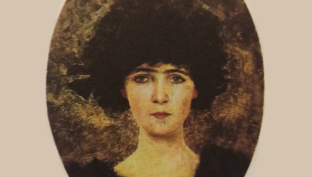María Roesset Mosquera, Autorretrato ovalado, 1912, colección particular