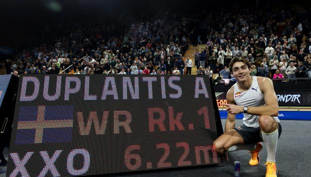 Duplantis ha marcado un histórico registro en salto con pértiga