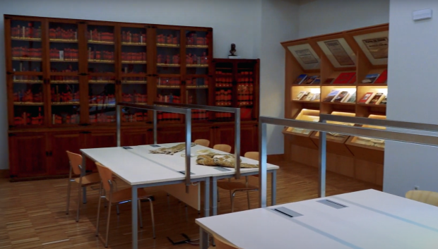 Parte de la biblioteca de Las Ventas