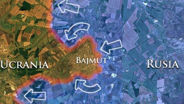Mapa de Bajmut