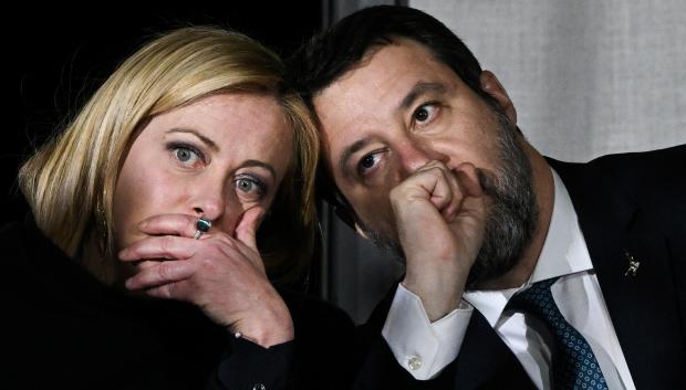 Giorgia Meloni y Matteo Salvini