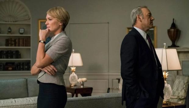 Kevin Spacey y Robin Wright, protagonistas de 'House of Cards'