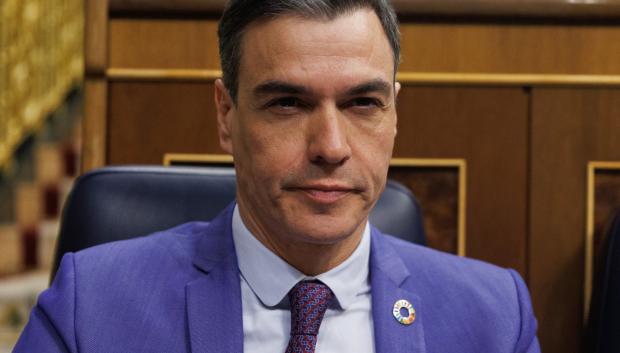 Pedro Sánchez, durante la moción