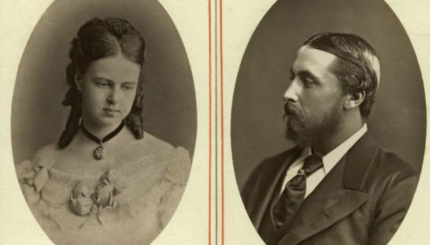 La Gran Duquesa María Alejandrovna y el Príncipe Alfredo en la época en que se conocieron. 1868