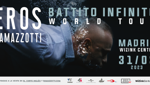 Cartel del tour Battito Infinito de Eros Ramazzotti