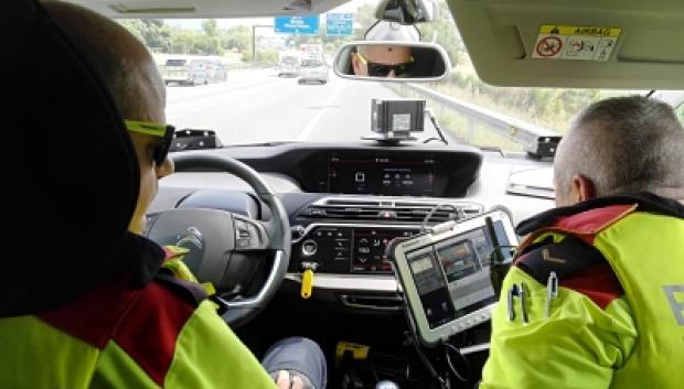 Los Mossos han optado por colocar radares móviles en los tramos de velocidad reducida