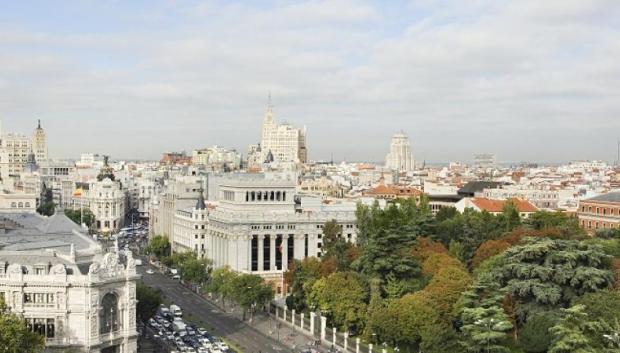 Vistas de Madrid desde el Palacio de Cibeles