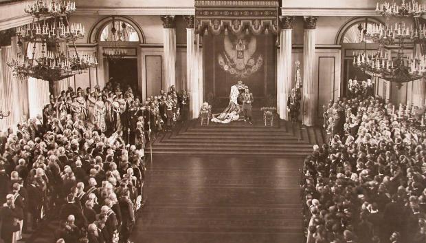 Discurso inaugural de Nicolás II ante las dos cámaras de la Duma Estatal en el Palacio de Invierno, 1906