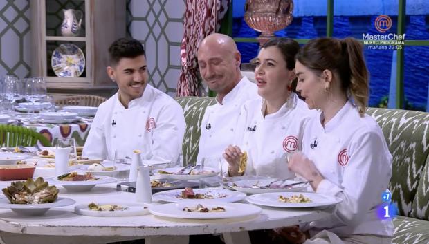 Adrián, David, Patricia y Teresa, este lunes en 'MasterChef'