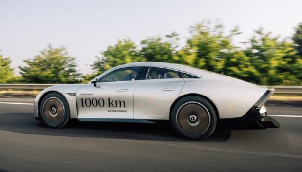 El Mercedes Vision EQXX ha sido capaz de superar los 1.200 kilómetros de autonomía
