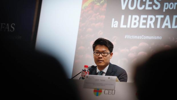 Yuan Lee en el congreso 'Voces por la libertad'