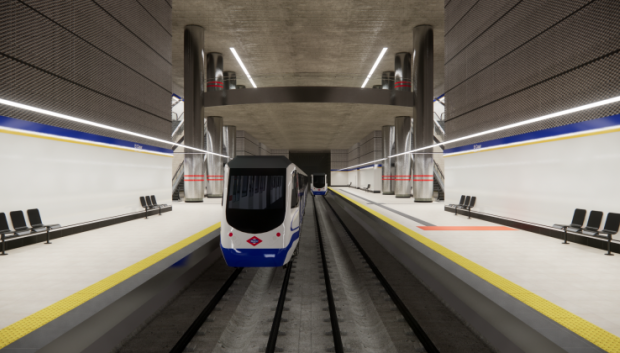Resultado final de la nueva conexión de Metro