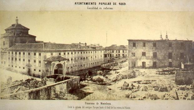 Cuartel de Monteleón en 1869, tras La Gloriosa
