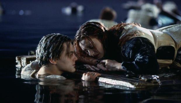 Jack y Rose, en el momento cumbre de 'Titanic'