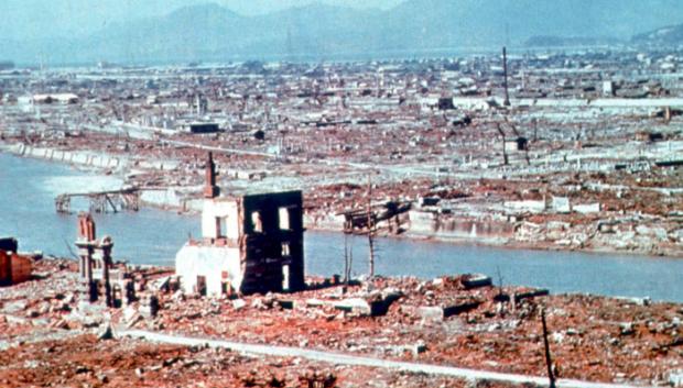 Ruinas de Hiroshima tras el bombardeo estadounidense