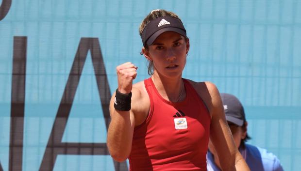 Irene Burillo, en el Mutua Madrid Open