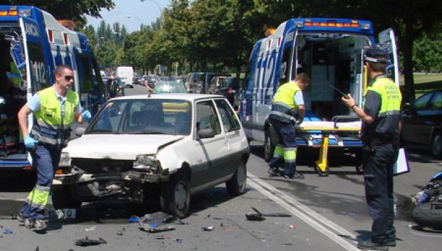 Cuando hay un accidente conviene que la policía levante acta de cara a las aseguradores