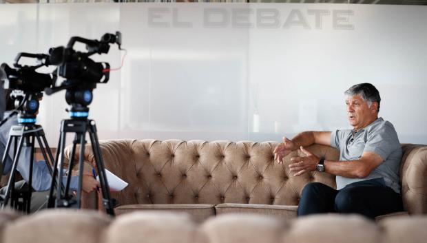 Toni Nadal, durante la entrevista