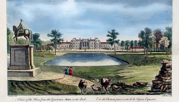Stowe House en 1750