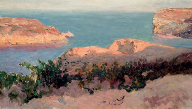 "Isla del Portichol, Jávea", 1905. Óleo sobre lienzo, Museo Sorolla