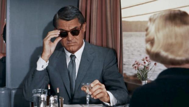 Cary Grant y Eva Marie Saint, en Con la muerte en los talones