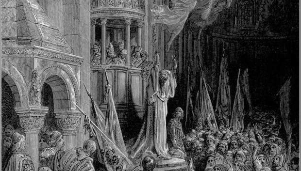 Dandolo predicando la cruzada de Gustave Doré