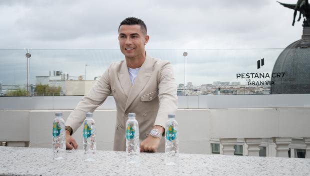 Cristiano Ronaldo presentó ayer en el Hotel Pestana CR7 Gran