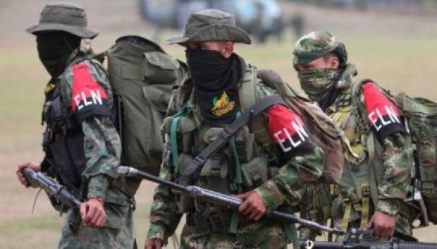 Guerrilleros del ELN en Colombia