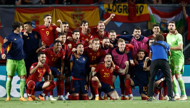 La foto del equipo español, que jugará la final de la Liga de las Naciones