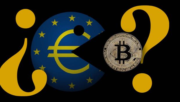 El euro digital, a diferencia de las criptomonedas como Bitcoin, está respaldado por bancos