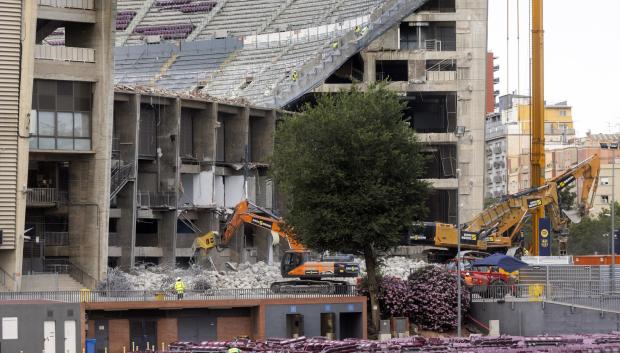 El Camp Nou está en obras y el Barça no jugará allí hasta mínimo noviembre de 2024