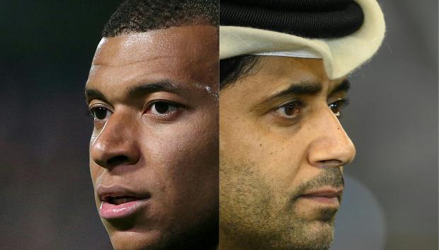 Kylian Mbappe vs. Nasser Al Khelaifi, duelo mediático en el PSG