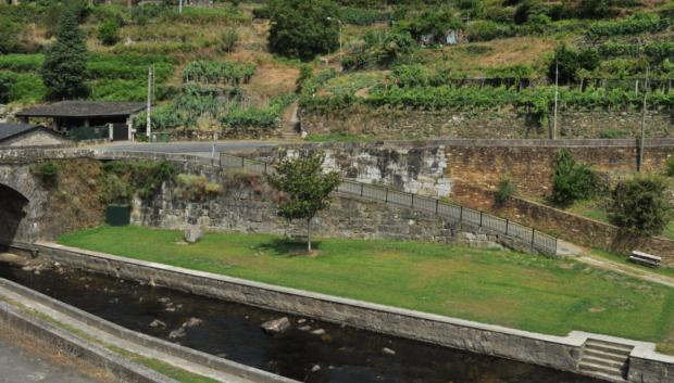 Playa fluvial de Os Peares