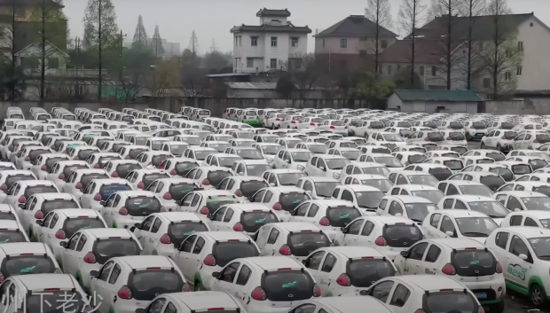 Muchos de los coches están matriculados pero sin apenas kilómetros