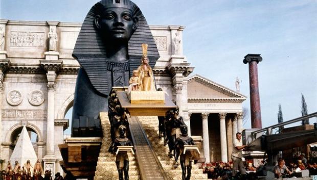 Set de la película de "Cleopatra"