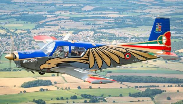 La Fuerza Aérea Italiana celebró su centenario en el Royal International Air Tattoo