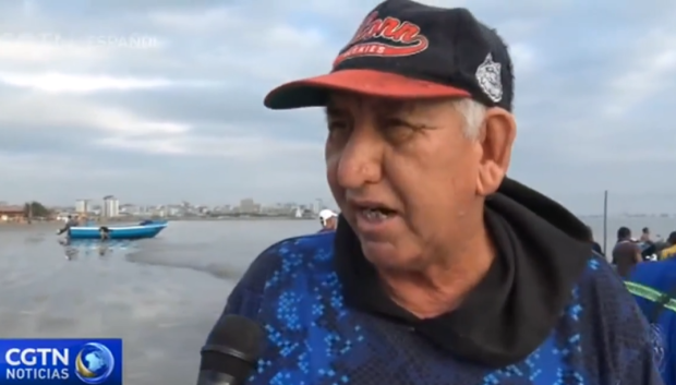 José Riva, pescador en la región ecuatoriana de Tarqui