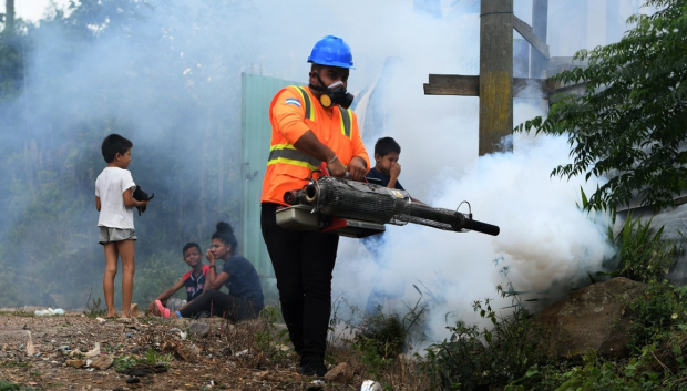 En Tegucigalpa, la capital de Honduras, el Gobierno ha puesto en marcha un programa de fumigación en viviendas y edificios públicos para combatir el mosquito Aedes aegypti, causante del dengue