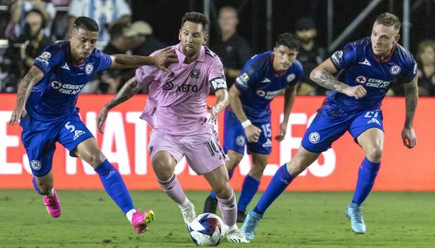 Messi en acción con el Inter de Miami