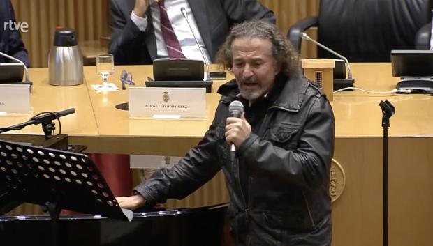 José María Cano, en el homenaje a Chacón en el Congreso de los Diputados