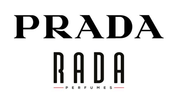 Logos Prada y Rada